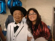 Juan Reyes on his 106th birthday in 2008