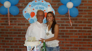 On his 100th birthday in 2010