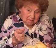 Berg celebrating her 110th birthday