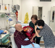 Zhang Lixiong (aged 109) in August 2023.