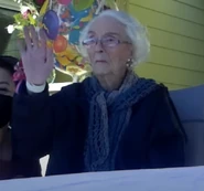 Edie114Parade.png (446 KB) Ceccarelli waves to her 114th birthday parade