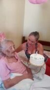 Francisca Celsa dos Santos116.jpg (20 KB) Celsa dos Santos at the age of 116 on 22 October 2020, pictured with her granddaughter Fernanda Aliny Celso