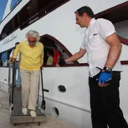 Aged 100, visiting Croatia in June 2013