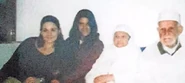 Abdelkader Ahmed Enfeddal Suri with his family.