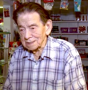 Anton Geisler on his 100th birthday in 2019.
