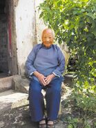 Bi Nu in October 2016, aged 109.