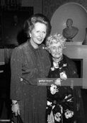 Hughes at the age of 108, with Prime Minister Margaret Thatcher in 10 Downing Street