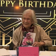 Joyce Wooding 109.jpg (671 KB) Joyce Wooding celebrating her 109th birthday in September 2020, several months after surviving COVID-19