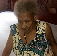 Adelina da Costa in March 2019, at the claimed age of 109.