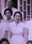 Rafaela Vicente as a young woman in an undated photo