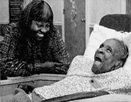 On her 105th birthday in 2004