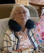 Ceccarelli on her 113th birthday in 2021