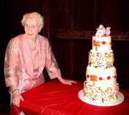 On her 103rd birthday in 2011