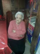 Aurora on her 111th birthday.