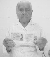 Higuita de Robledo at the age of 100.