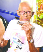 On his 105th birthday in 2019