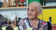 Santos Gonzalez on her 113th birthday in 2019.