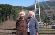 Koume Kodama (left) and Umeno Sumiyama (right) in an undated photo