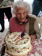 On her 111th birthday in 2023