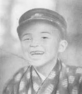 Kimura at the age of 9.