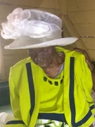 Mary Browne on her 100th birthday in 2016