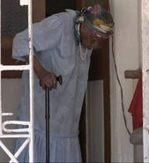 VBrown117b.jpg (34 KB) Aged 117, on 16 April 2017 walking with a cane