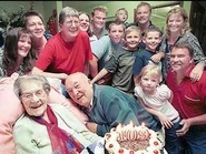 Myra Nicholson on her 109th birthday.