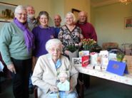 Kingston celebrating her 105th birthday in 2014