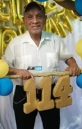 Celebrating his claimed 114th birthday in 2021
