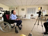 Randon (aged 116) being interviewed on 24 August 2020.