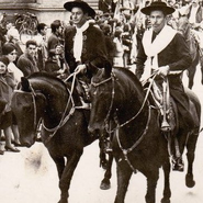 Undated, riding a horse