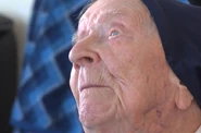 Randon (aged 117) shortly before her 118th birthday in February 2022.