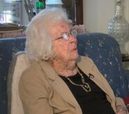 Ransopher in December 2022, shortly before her 110th birthday
