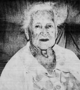 Cooper (age 111) on her 111th birthday on October 8, 1993.