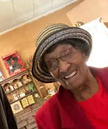 Ferrell at the age of 112, in November 2024