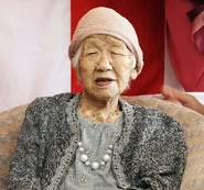 Kane Tanaka on 11 September 2019, aged 116