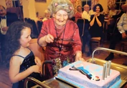 On her 100th birthday in 2013