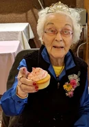 Edie Ceccarelli 111th.jpeg (71 KB) Ceccarelli on her 111th birthday in 2019