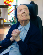 Randon in December 2018 at the age of 114