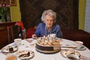 On her 111th birthday in 2022