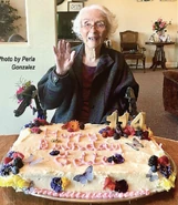 Edie114Cake.png (610 KB) Ceccarelli celebrating her 114th birthday in 2022