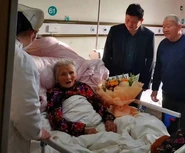 Wang Sunshi in March 2023, at the claimed age of 113.