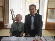 Aged 106, on the left