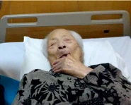 Yamazaki in March 2019, aged 113