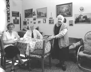 Aged 95, at her niece's home