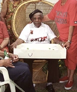 Grant on his 100th birthday in 2004