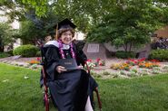 Effie Pampaian104.jpg (162 KB) Effie Pampaian receiving an honorary degree in history at age 104, 75 years after first graduating from her university