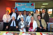 Godelieve Voet 104.jpg (187 KB) Voet (seated, second from left) celebrating her 104th birthday in 2018