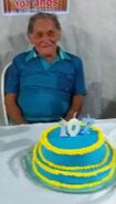 Vasconcelos on his 107th birthday in 2018