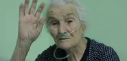 Leonila Gvajava in September 2021, after surviving COVID-19, aged 111